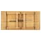 Flash Furniture Rectangle 40 in W, 84 in L, 30 in H, Pine Wood, Pinus Glabra, Steel, Light Natural XA-F-84X40-LN-GG - alternate 4
